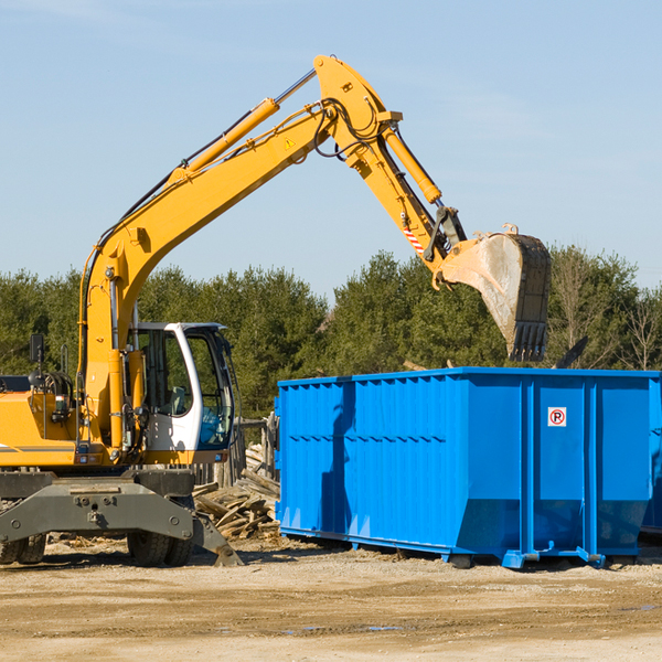 are there any restrictions on where a residential dumpster can be placed in Craig County Virginia